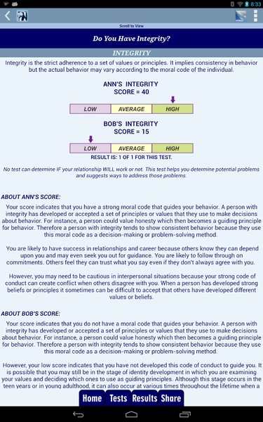 Know Your Relationships Tests - Preview 1