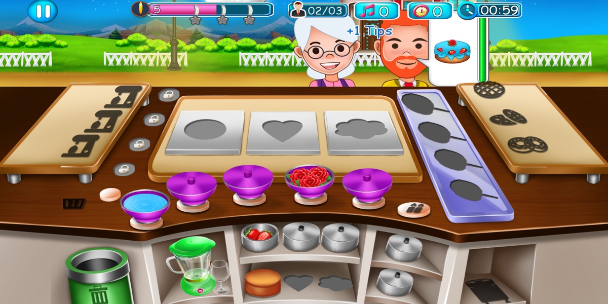 Cake Shop Great Pastries & Waffles Store Game - Preview 11