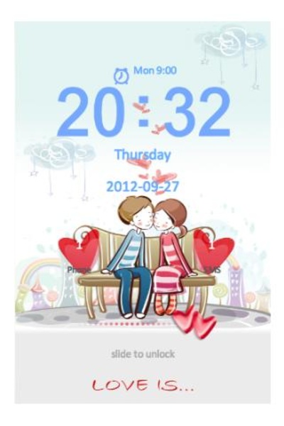 GO Locker Love Is Theme - Preview 1