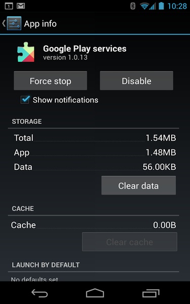 Play Services Update Help Info - Preview 4