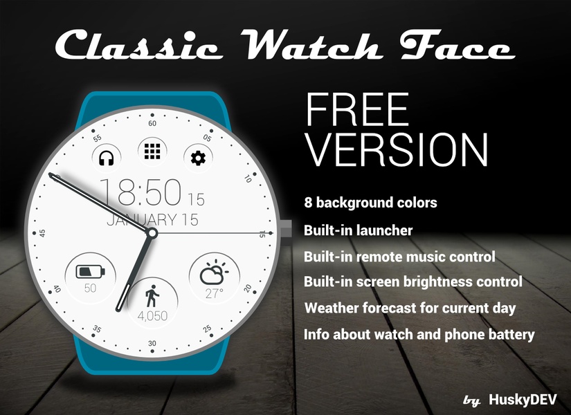 HuskyDEV Classic Watch Face - Preview 7