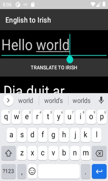 English to Irish - Preview 3