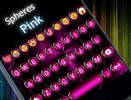 Emoji Keyboard Spheres Pink screenshot 1