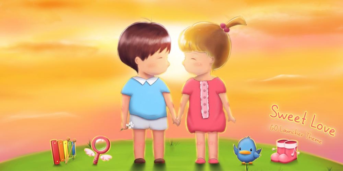 sweetlove GOLauncher EX Theme - Preview 1