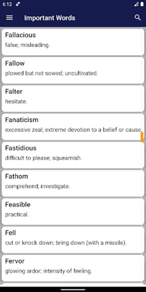 Vocabulary for GRE - Preview 6