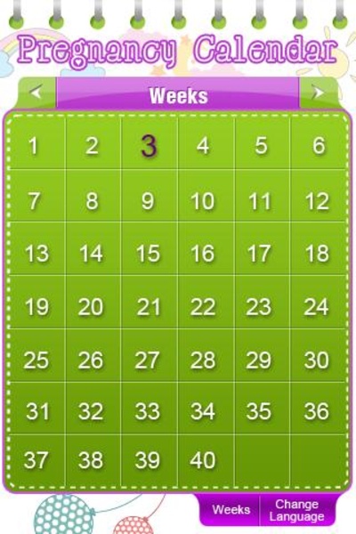 Pregnancy Calendar - Preview 2