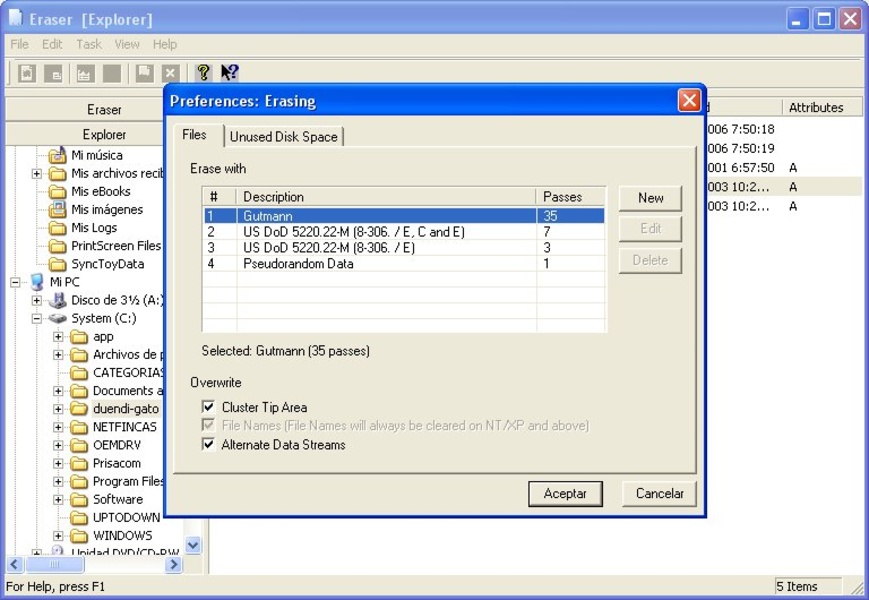 Eraser windows clearance 10