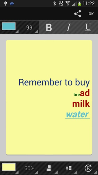 Sticky Notes Widget - Preview 2