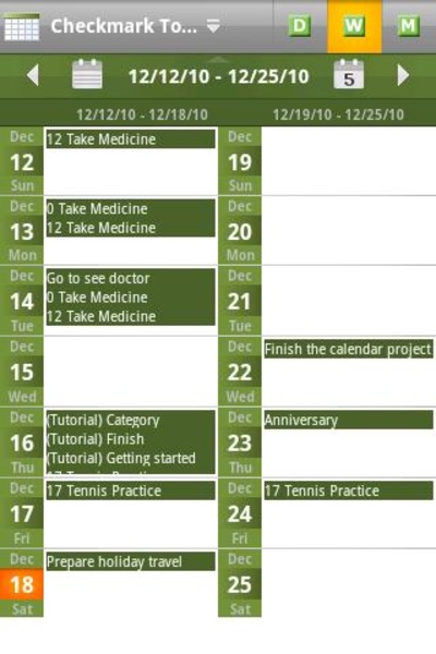 Checkmark Calendar Free - Preview 5