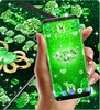 Green diamond shiny wallpapers screenshot 1
