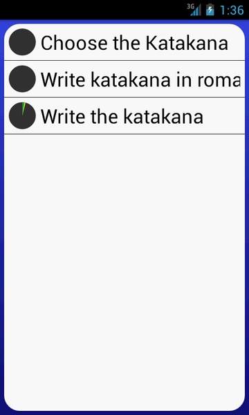 Katakana Learn Experiment - Preview 1