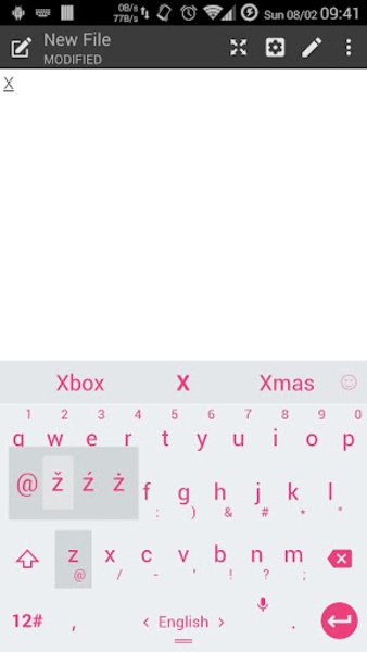 Theme x TouchPal Lollipop Pink - Preview 4