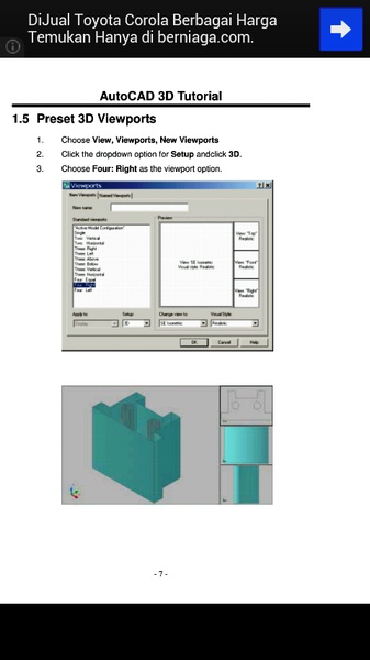 Autocad 2007 3D Tutorial - Preview 1