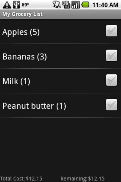 Shopping List Plus - Preview 1