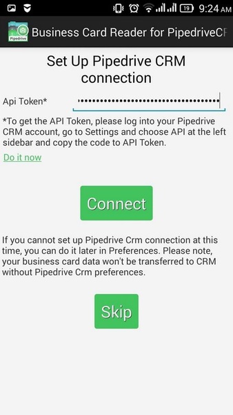 Business Card Reader for PipedriveCRM - Preview 1