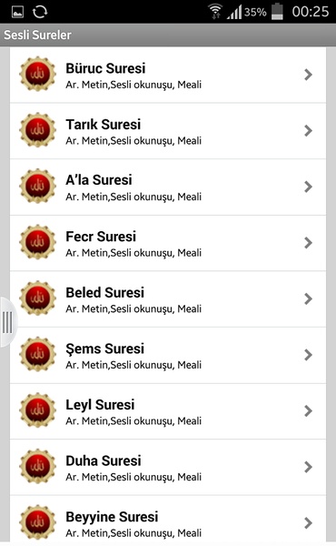 Sesli Sureler - Preview 6