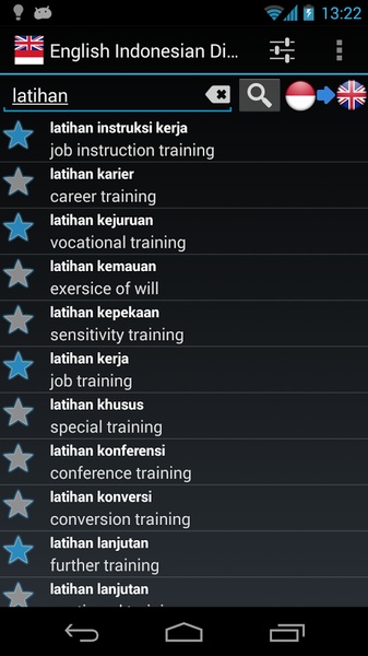 English Indonesian Dictionary FREE - Preview 3