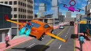 Flying Car Stunts Driver City Simulator screenshot 1