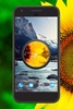 Sun Flower Clock Live Wallpaper screenshot 1