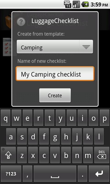 LuggageChecklist - Preview 2