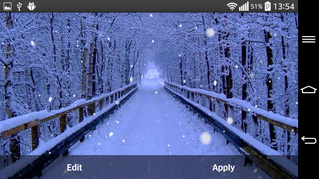 Winter Forest Live Wallpaper - Preview 2