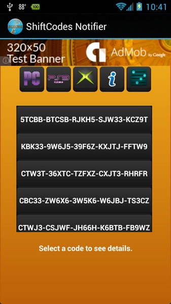ShiftCodes Notifier - Preview 4