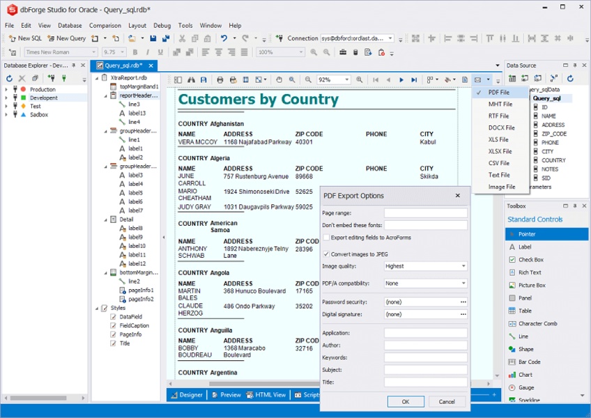 dbForge Studio MySQL 6.3