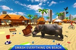 Wild Hippo Beach Simulator screenshot 15
