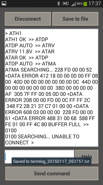 Elm327 OBD Terminal - Preview 4