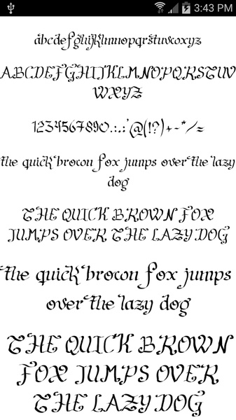 Script Fonts 50 - Preview 2
