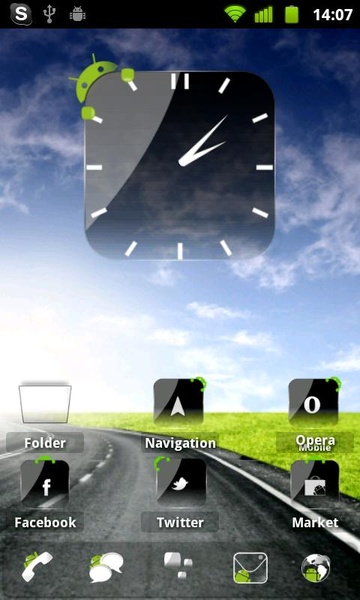 Crystal black clock - Preview 4
