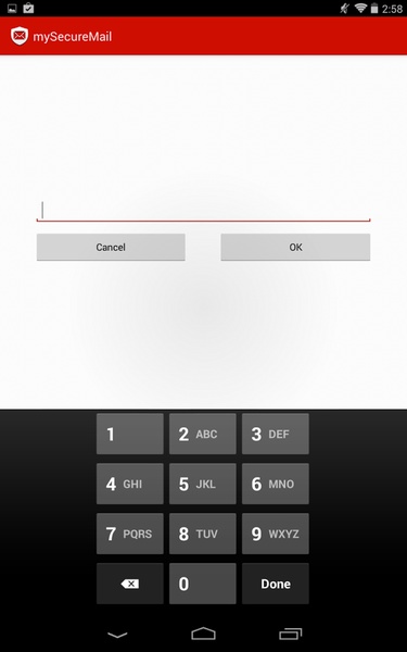 mySecureMail - Preview 6