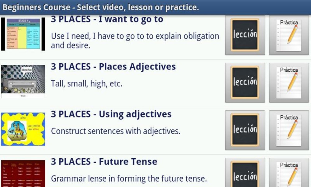 Learn Spanish by Video Free - Preview 7