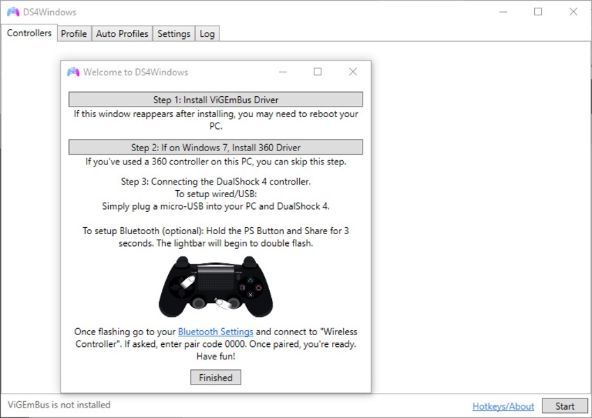 Ds4windows bluetooth clearance audio