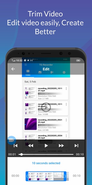 TG Recorder - Screen Recording - Preview 4