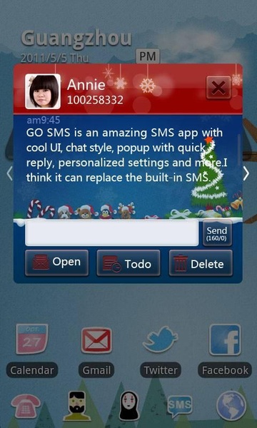 GOSMS Merry Christmas Theme - Preview 3