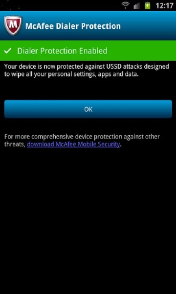 McAfee Dialer Protection - Preview 2