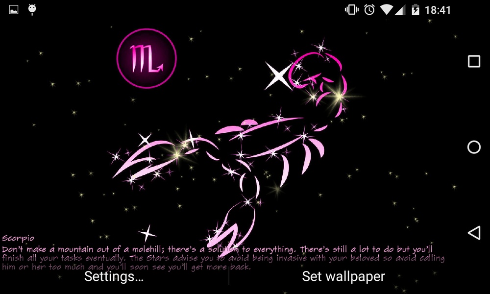 Your Daily Horoscope Live Wallpaper Free - Preview 3