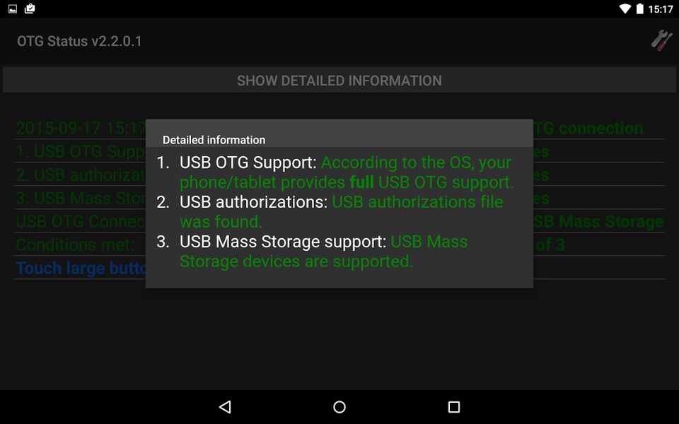 OTG Status - Preview 3