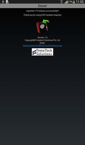 CSV Contacts Importer - Preview 1