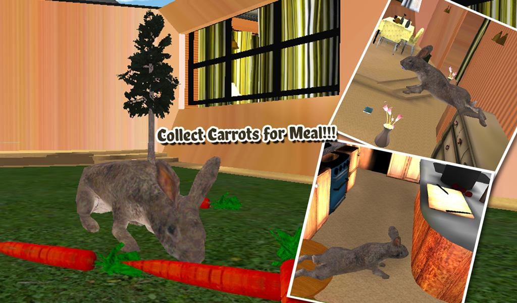 Pet Rabbit Vs Stray Dog 3D - Preview 3