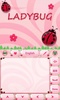 Cute Ladybug GO Keyboard Theme screenshot 2
