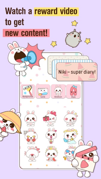 Niki: Cute Diary App - Preview 2