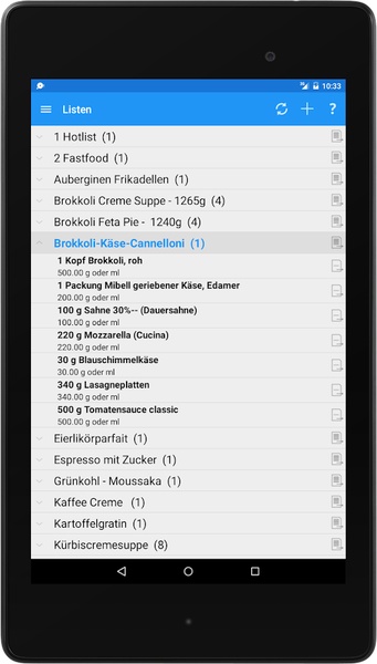 FoodLogger - Preview 2