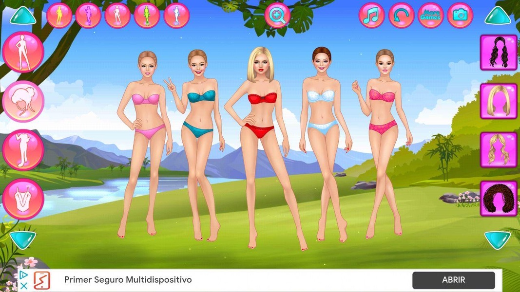 Barbie bikini dress up 2024 games