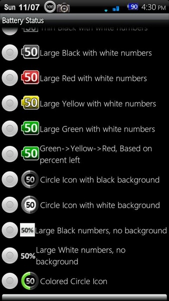 Battery Status Bar - Preview 3