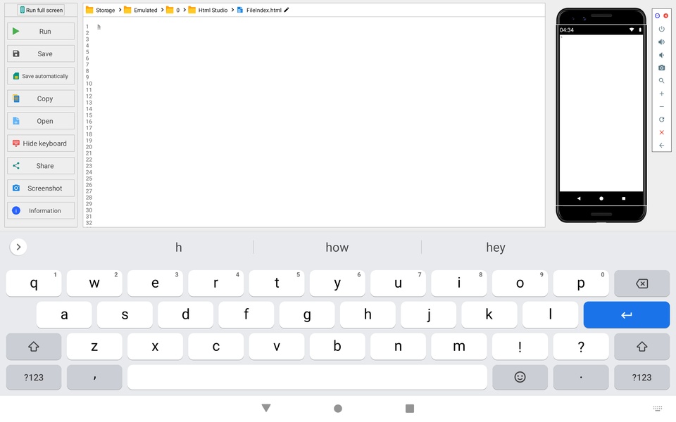 HTML Editor PRO (Tablet) - Preview 2
