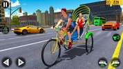 Bicycle Tuk Tuk Auto Rickshaw : New Driving Games screenshot 2
