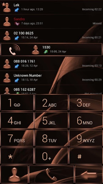 ExDialer MetalGate Orange Theme - Preview 4