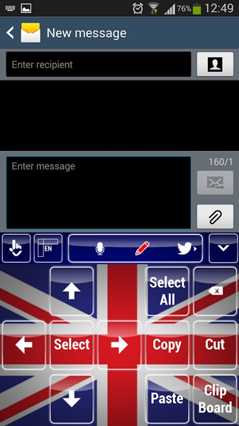 United Kingdom Keyboard Theme - Preview 3